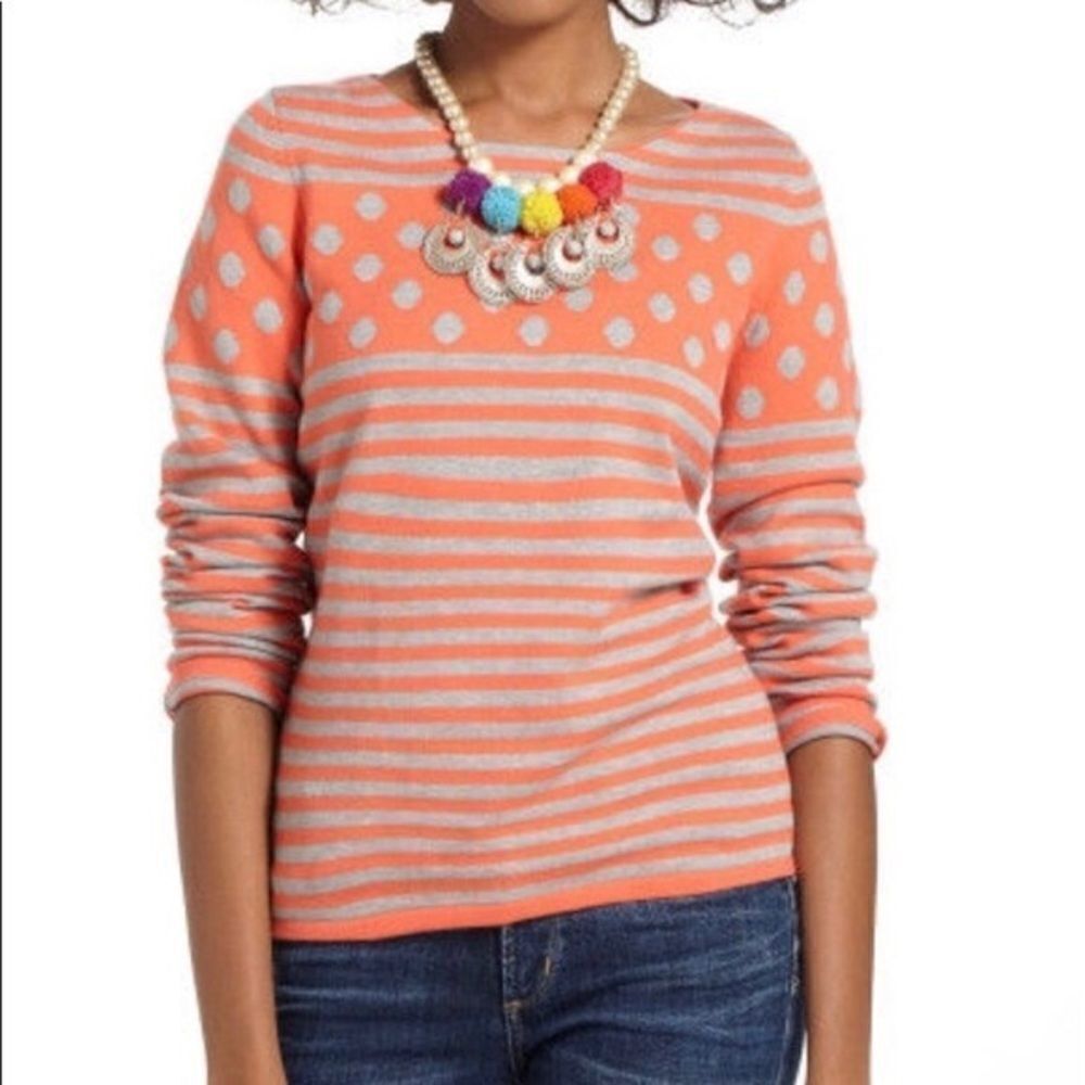Anthropologie “Sparrow” Stripe/Dot Sweater